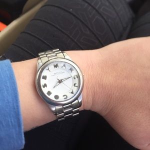 Authentic Marc Jacobs Women's Silver Watch